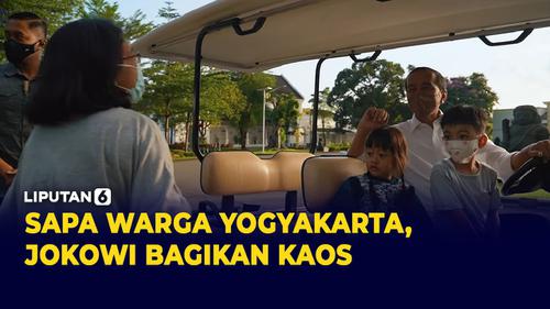 VIDEO: Ditemani Jan Ethes, Jokowi Sapa Warga Yogyakarta