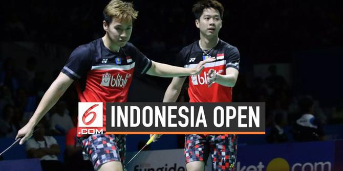 VIDEO: Indonesia Open, Marcus/Kevin Masuk Babak 16 Besar