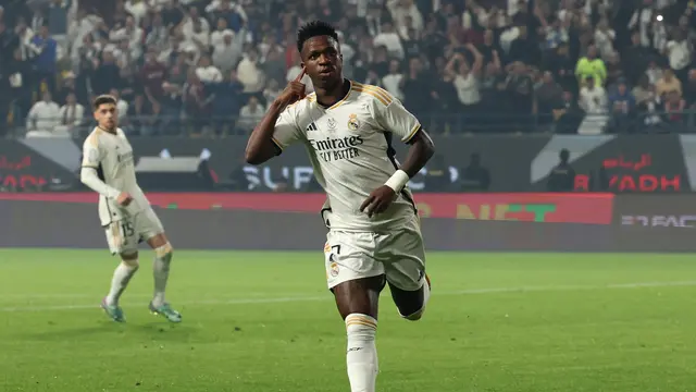 Vinicius Jr - Real Madrid - Piala Super Spanyol
