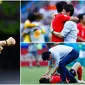 Berikut ini gaya Shin Tae-yong saat melatih Korea Selatan di Piala Dunia 2018.