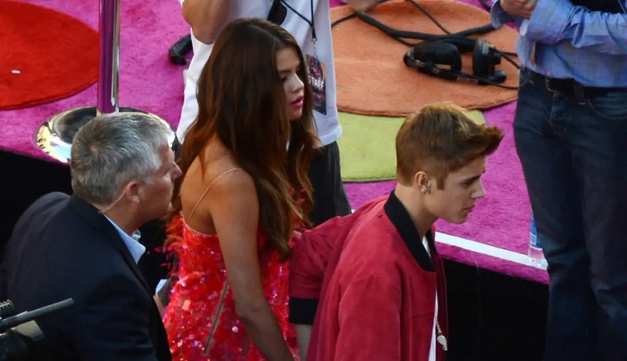 Meski demikian, sepertinya Jelena tak kehabiskan akal untuk menghabiskan waktu bersama di hari-hari besar. (ROBYN BECK/AFP)