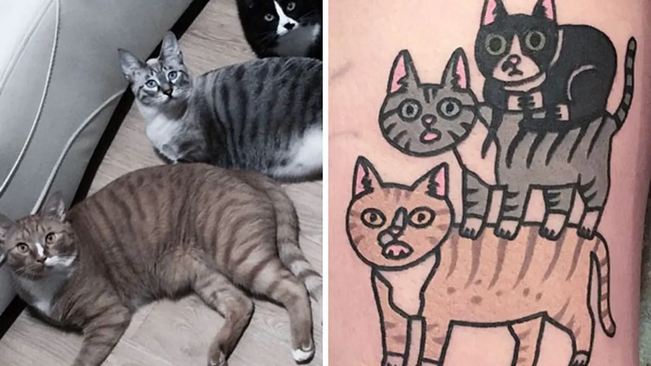 [Bintang] Dibuat Ilustrasi, 10 Tato Hewan Peliharaan Ini Jadi Cute Abis!