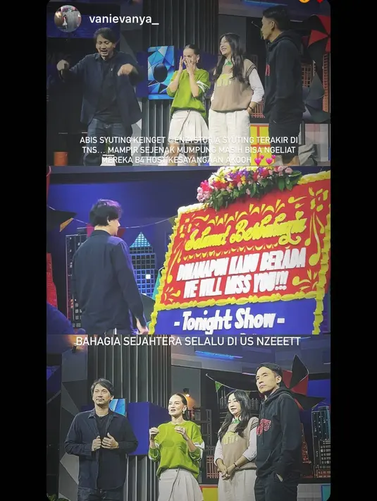 Ia pun harus melepas perannya sebagai host Tonight Show dan memulai hidup bersama suami [@enzystoria]