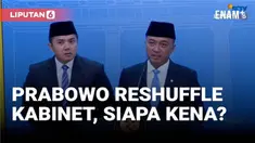 Presiden Prabowo Subianto melakukan reshuffle pada kabinetnya, sejumlah menteri diganti dan satu kementerian baru juga dibentuk.