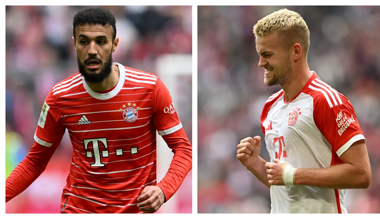 Dalam rentang 17 tahun terakhir, Manchester United tercatat baru mendatangkan 4 pemain dari Bayern Munchen untuk memperkuat skuad mereka, termasuk dua pemain yang direkrut berbarengan pada awal musim 2024/2025 ini. Berikut daftar lengkap keempat pemain tersebut. (Kolase Foto AFP)