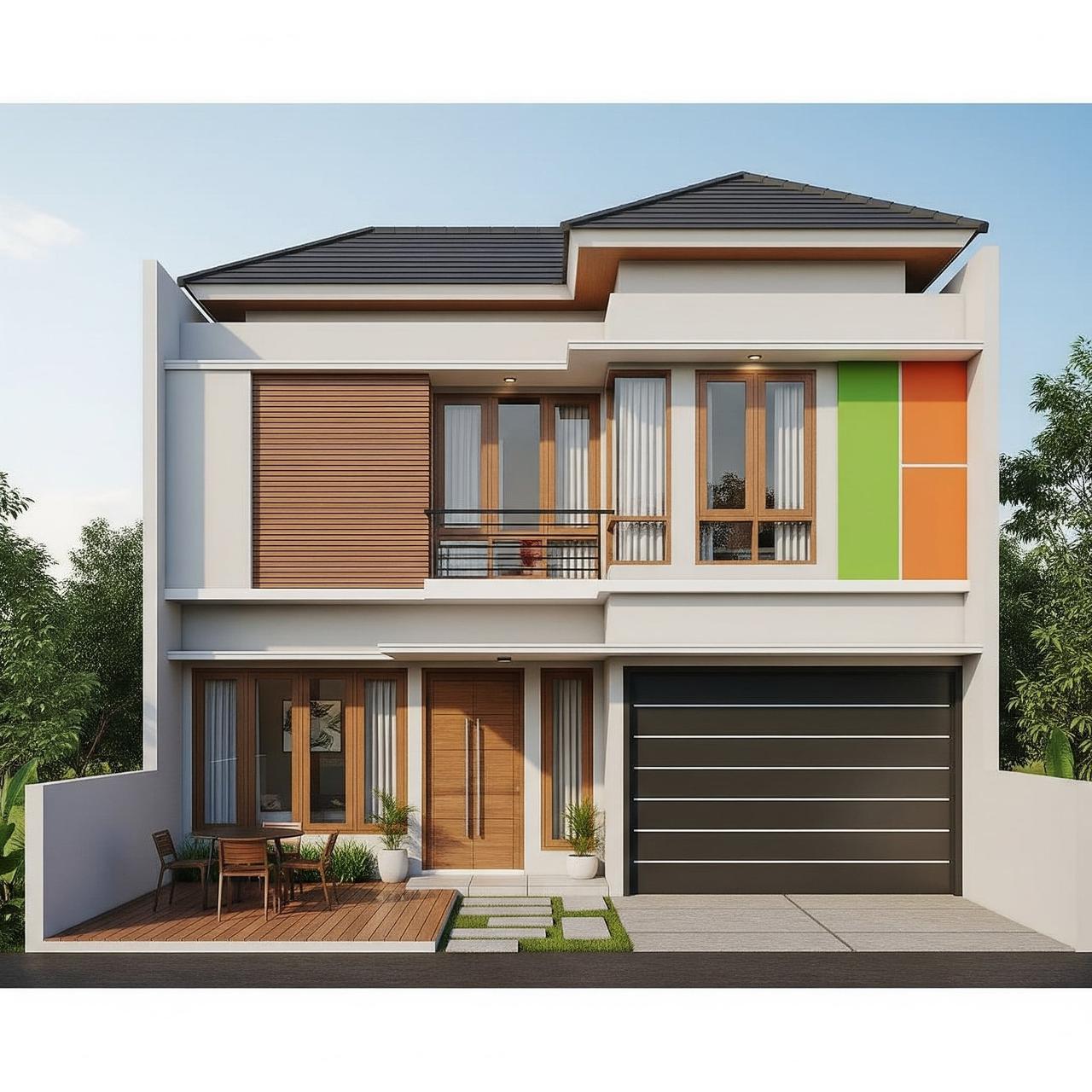 15 Model Rumah Dengan Garasi Mobil di Perumahan, Minimalis Dan Enak Dilihat