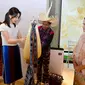 Ibu Iriana Joko Widodo dan Ibu Negara Korea Selatan, Madam Kim Keon Hee (dokumentasi Sekretariat Presiden)