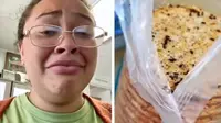 Dikira Meses, Wanita Ini Syok Makan Biskuit Penuh Semut (sumber: Brightside)