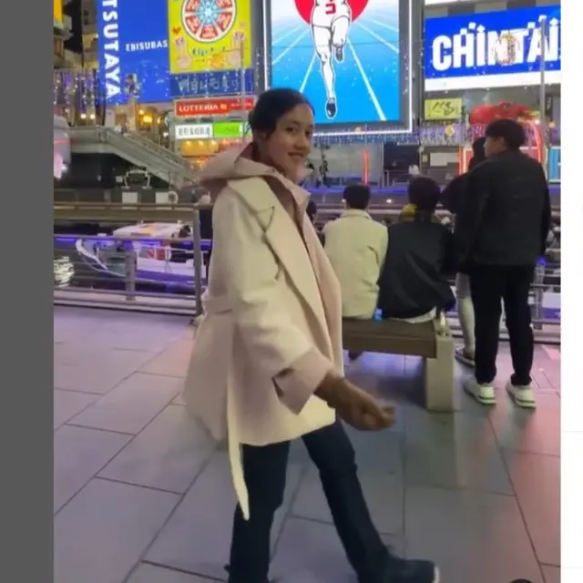 Vania Karyawan Minimarket yang Fasih Berbahasa Jepang Kini Sudah Berada di Osaka.  foto; Instagram @indomaret