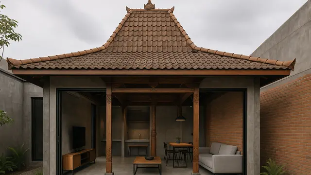 7 Model Rumah Joglo Modern Klasik 1 Lantai, Perpaduan Tradisi dan Kenyamanan Masa Kini