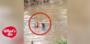 Nyebur ke kali, Masayu Anastasia Tuai Pujian dari Netizen. 