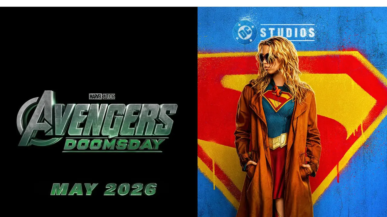Poster Avengers: Doomsday dan Supergirl. (Marvel Studio/ DC Studio)