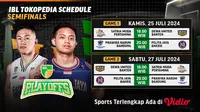 Jadwal Siaran Langsung Semifinal IBL Tokopedia 2024 di Vidio. (Sumber: dok. vidio.com)