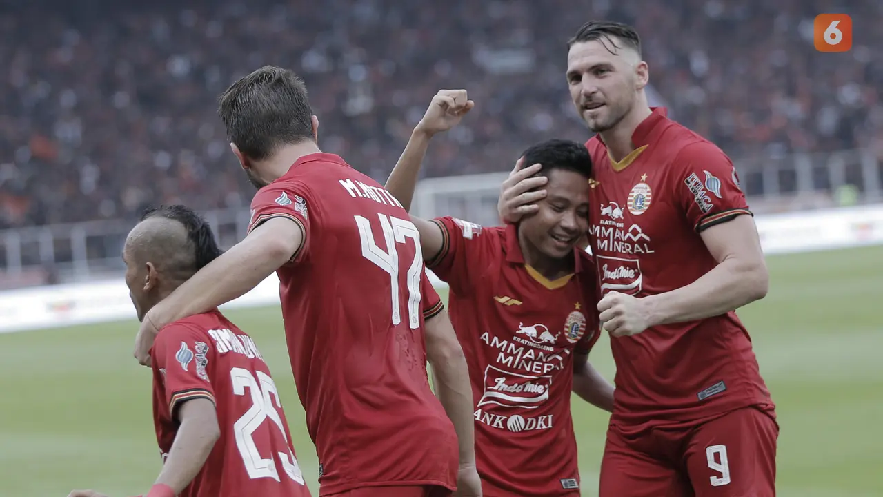 Shopee Liga 1 : Persija Jakarta Vs Borneo FC