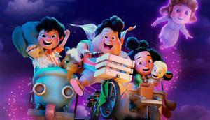 Lebaran 2025 di bioskop sangat festive. Keragaman lima film Indonesia amat terasa. Film animasi Jumbo, salah satu kontestan yang layak diperhitungkan. (Foto: Dok. Visinema Animation)