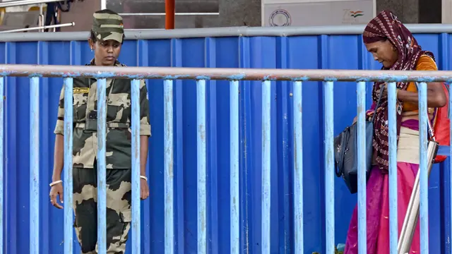 Personel Keamanan Jaga Ketat Perbatasan Bangladesh-India