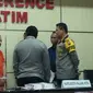 Wahyu Kenzo saat di Mapolda Jatim. (Dian Kurniawan/Liputan6.com)