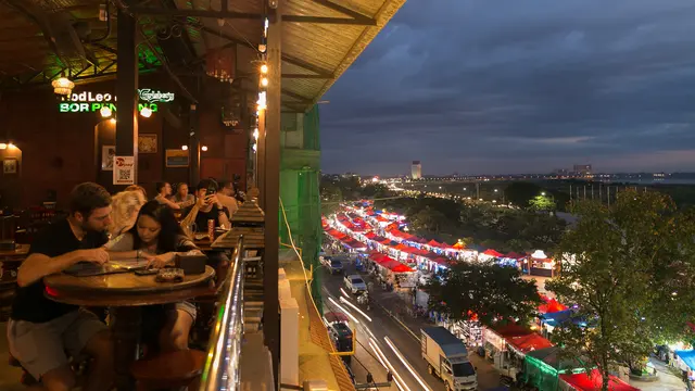 Potret Kota Vientiane di Laos
