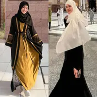 Lihat di sini beberapa potret beda gaya antara Fuji dan Aaliyah Massaid saat menjalankan ibadah Umroh.