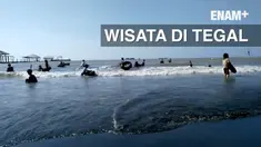 Libur lebaran warga memanfaatkan wargembawaa Tegal untuk berkunjung ke pantai. Hal ini mendatangkan keberuntungan bagi para pemilik sewa ban di pantai Tegal. dalam sehari mereka mendapatkan uang hingga ratusan ribu rupiah