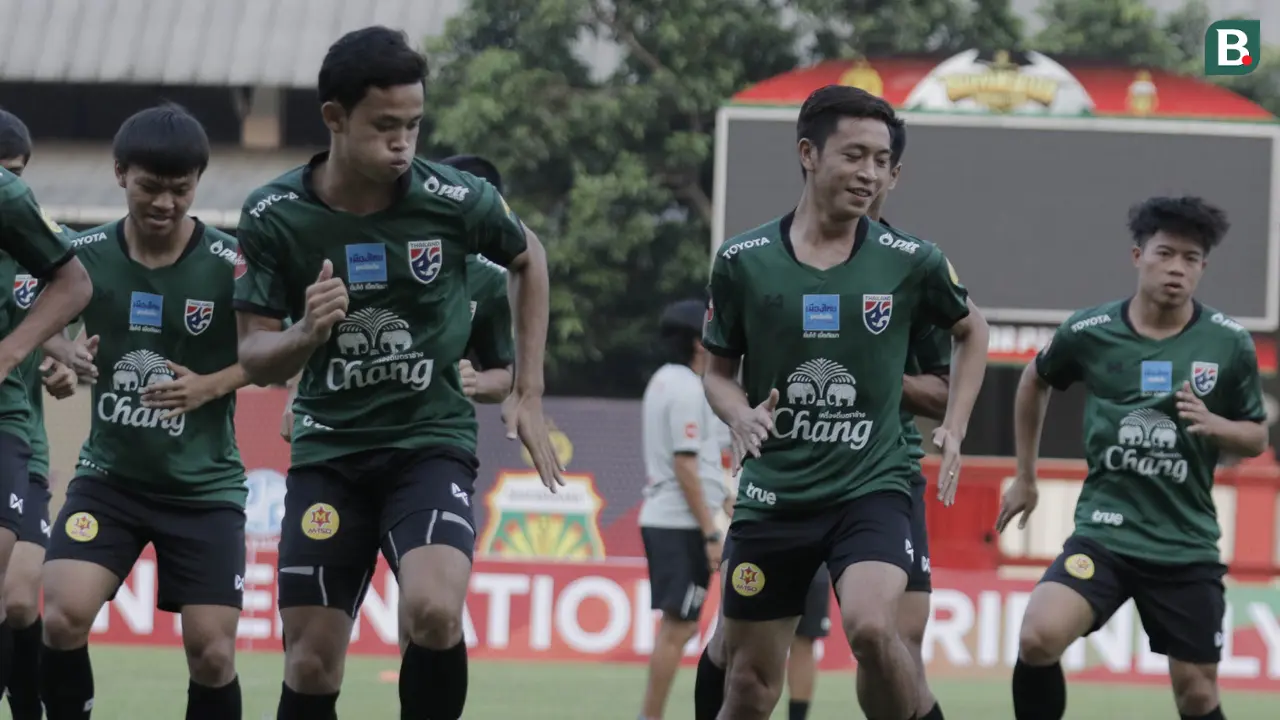 Latihan Timnas Thailand