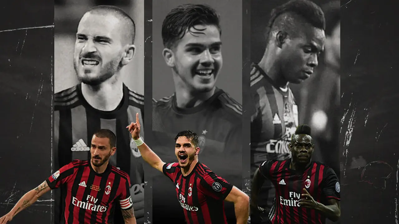 Andre Silva, Leonardo Bonucci dan Mario Balotelli