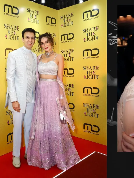 Diwali bertema 'Share The Light' di gelar di MD Place pada Minggu (12/11) malam kemarin. Penampilan kekasih Maxime Bouttier itu disebut secantik artis Bollywood. [Instagram/lunamaya]