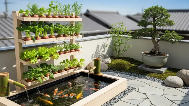 Ide Tempat Ternak Ikan dan Sayur Ala Jepang di Rumah Sempit