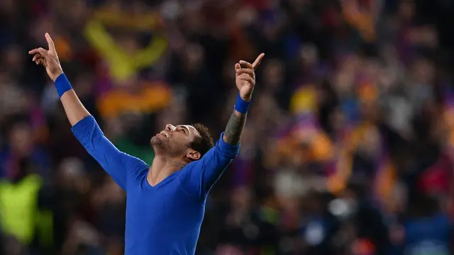 FOTO: Beragam Selebrasi Emosional Neymar bersama Barcelona