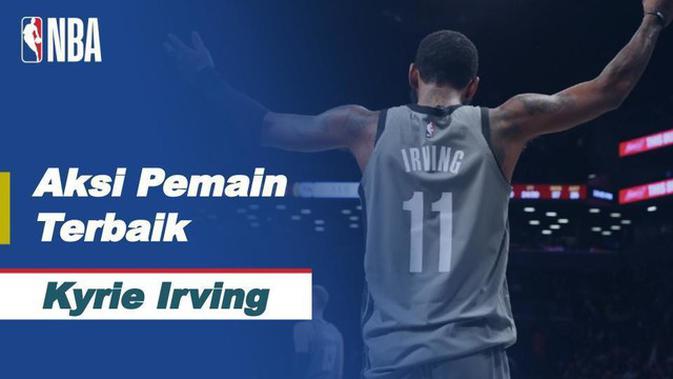 VIDEO: Bintang Brooklyn Nets, Kyrie Irving Jadi Pemain Terbaik NBA Hari Ini Setelah Cetak 40 ...