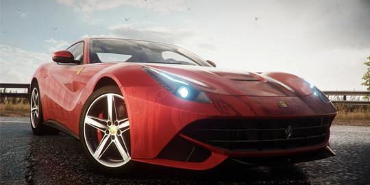 Tampilan Ferrari F12 Berlinetta dalam NFS: Rivals