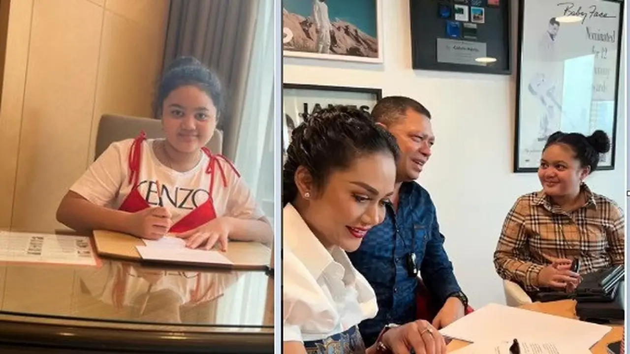 Amora Lemos, putri Krisdayanti kini bergabung dengan label musik terkenal (Foto: Instagram @amora_lemos05 @krisdayantilemos)