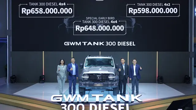 GWM Indonesia Resmi Meluncurkan GWM Tank 300 Diesel di Ajang GIIAS 2025 Seharga Rp 600 Jutaan