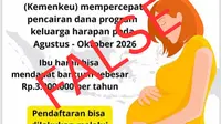 Cek Fakta Liputan6.com menemukan klaim link pendaftaran PKH ibu hamil