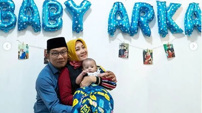 Deretan Potret Menggemaskan Putra Angkat Ridwan Kamil