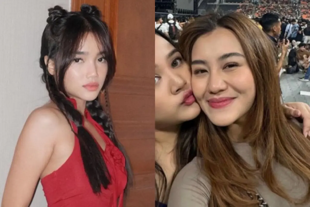 Aaliyah Massaid dan Fuji An Saat Nonton Konser Bruno Mars Hari Pertama di Jakarta