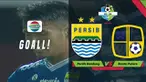 Ghozali Siregar langsung membalas gol yang dicetak oleh Rizki Pora saat Persib Bandung menghadapi Barito Putera dalam lanjutan Gojek Liga 1 2018 bersama Bukalapak, Sabtu (8/12/2018).