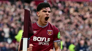 Pemain West Ham Mateus Fernandes diincar Manchester United (AFP)