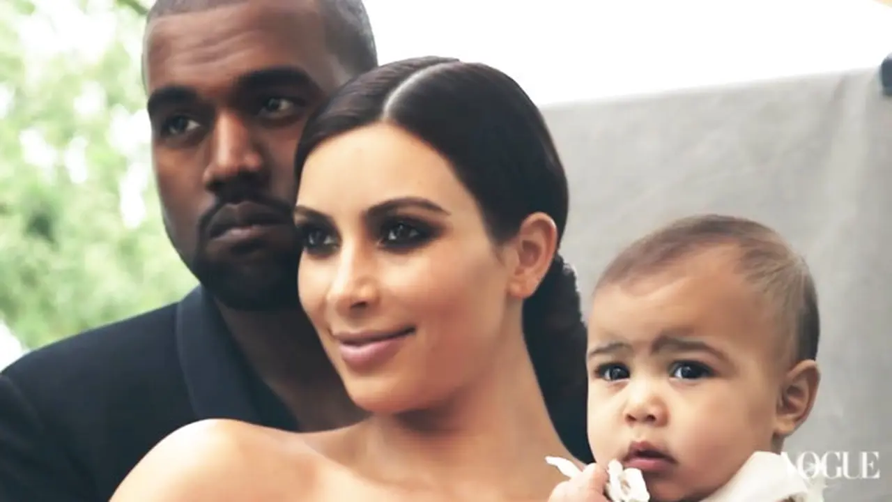 Kim Kardashian and Kanye West
