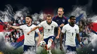 Ilustrasi Timnas Inggris di Piala Dunia 2026. (Foto by Gemini AI)