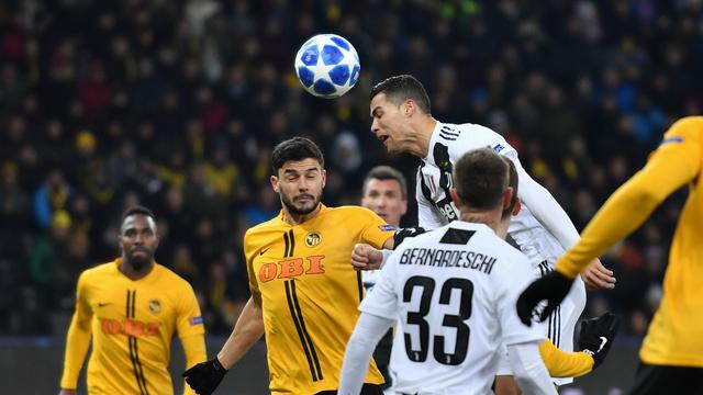 Ronaldo Gagal Cetak Gol, Juventus Takluk di Markas Young Boys