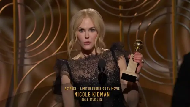Nicole Kidman dalam Golden Globes 2018
