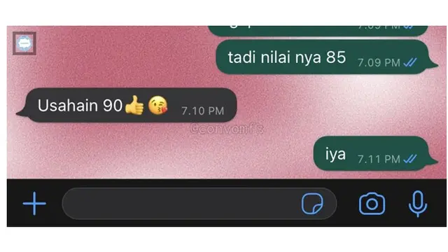 6 Chat Orangtua Tuntut Anaknya Dapat Nilai Bagus Ini Bikin Senyum Tipis