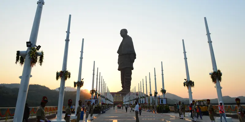 Statue Of Unity, patung tertinggi dunia