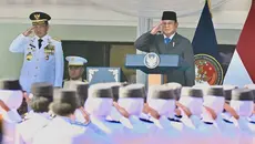 Pesan Prabowo ke Lulusan IPDN, Singgung Posisi Presiden