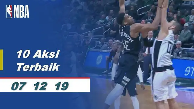 VIDEO: Aksi 10 Pemain Terbaik NBA 7 Desember 2019