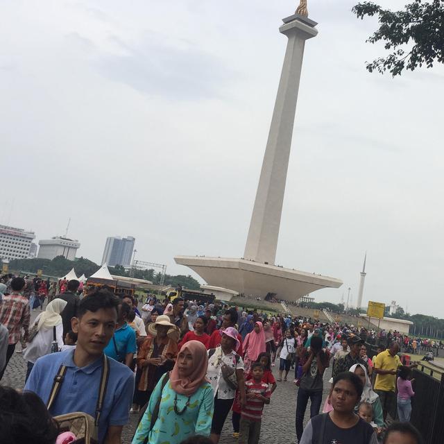 Perayaan Pergantian Tahun Di Monas Diwarnai Kehilangan Anak News Liputan6 Com