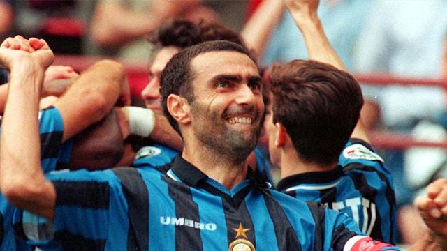 Pemain legendaris Inter Milan Giuseppe Bergomi