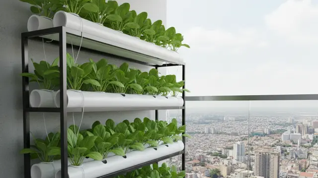 Desain Kebun Sayur Bertingkat Tanpa Paku dan Palu. Gemini