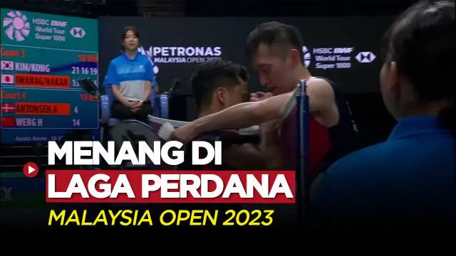 VIDEO: Anthony Ginting dan Gregoria Mariska Sukses Raih Kemenangan di Laga Perdana Malaysia Open 2023